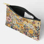 アンティークアールヌーボースタイルファインアート絵を描フローラ アクセサリーポーチ (見開き)