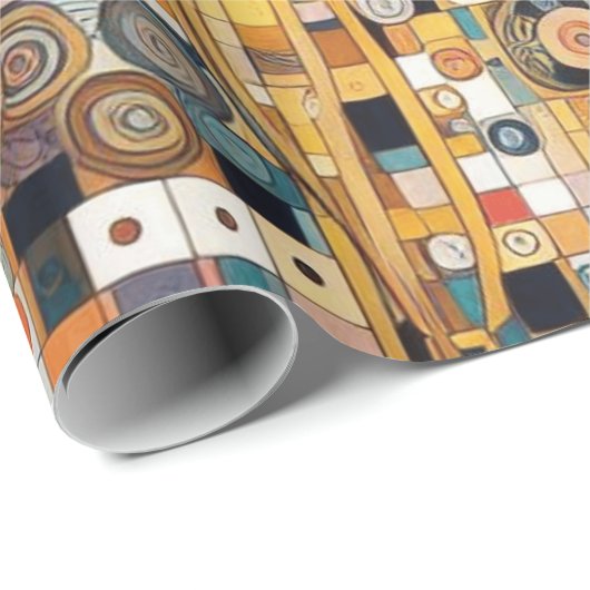 アンティークアールヌーボースタイルファインアート絵を描フローラ ラッピングペーパー (ロールコーナー)