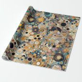 アンティークアールヌーボースタイルファインアート絵を描フローラ ラッピングペーパー (アンロールド)