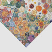 アンティークアールヌーボースタイルファインアート絵を描フローラ 薄葉紙 (詳細)