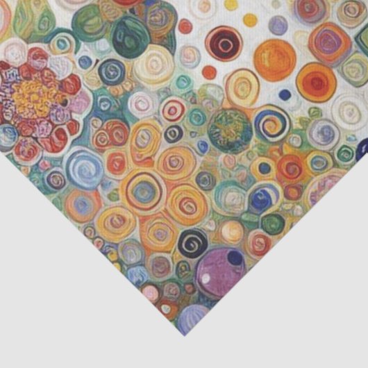 アンティークアールヌーボースタイルファインアート絵を描フローラ 薄葉紙 (詳細)