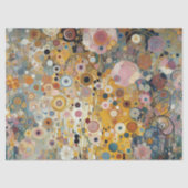 アンティークアールヌーボースタイルファインアート絵を描フローラ 薄葉紙 (正面)