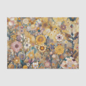 アンティークアールヌーボースタイルファインアート絵を描フローラ 薄葉紙 (正面)