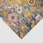 アンティークアールヌーボースタイルファインアート絵を描フローラ 薄葉紙 (詳細)