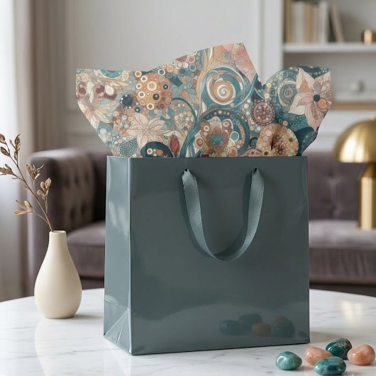 アンティークアールヌーボースタイルファインアート絵を描フローラ 薄葉紙