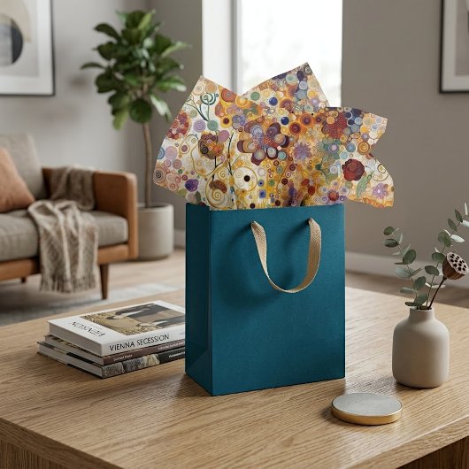 アンティークアールヌーボースタイルファインアート絵を描フローラ 薄葉紙