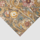 アンティークアールヌーボースタイルファインアート絵を描フローラ 薄葉紙 (詳細)