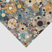 アンティークアールヌーボースタイルファインアート絵を描フローラ 薄葉紙 (詳細)