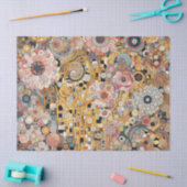 アンティークアールヌーボースタイルファインアート絵を描フローラ 薄葉紙 (クラフト)