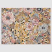 アンティークアールヌーボースタイルファインアート絵を描フローラ 薄葉紙 (正面)