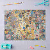 アンティークアールヌーボースタイルファインアート絵を描フローラ 薄葉紙 (クラフト)