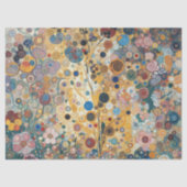 アンティークアールヌーボースタイルファインアート絵を描フローラ 薄葉紙 (正面)