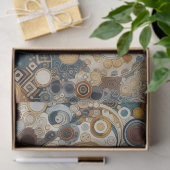 アンティークアールヌーボースタイルファインアート絵を描フローラ 薄葉紙 (ギフト)