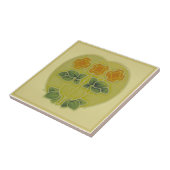 アンティークアールヌーボーハート&フラワーズレプロアンティーク タイル (側面)