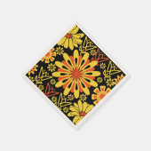 アンティークイェラーフローラナプキンデザイン スタンダードカクテルナプキン (角)