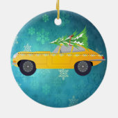 アンティークイエロー セラミックオーナメント (裏面)