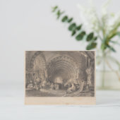 アンティークイスタンブールコンスタンティノプルバザ素晴らしール ポストカード (スタンド正面)