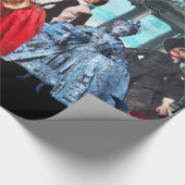 アンティークイタリアンの人形と仮面の仮装パーティー ラッピングペーパー (角)