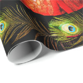 アンティークイタリアンの人形と仮面の仮装パーティー ラッピングペーパー (ロールコーナー)