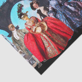 アンティークイタリアンの人形、仮面仮面 薄葉紙 (詳細)