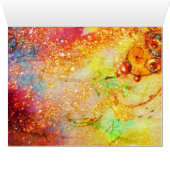 アンティークイタリアンパペット仮装マスクコスチューム (内部横(下))