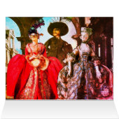 アンティークイタリアンパペット仮装マスクコスチューム (内部横(上))