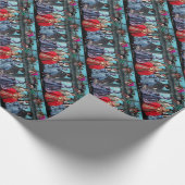 アンティークイタリアンパペット仮装マスク,コスチューム ラッピングペーパー (角)