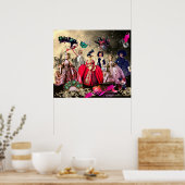 アンティークイタリアン人形仮装コスチュームパーティー ポスター (キッチン)