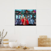 アンティークイタリアン人形仮装コスチュームパーティー ポスター (キッチン)