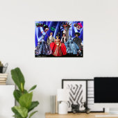 アンティークイタリアン人形仮装コスチュームパーティー ポスター (ホームオフィス)