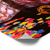 アンティークイタリアン人形仮装コスチュームパーティー ポスター (角)