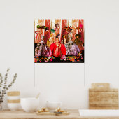 アンティークイタリアン人形仮装コスチュームパーティー ポスター (キッチン)