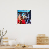 アンティークイタリアン人形仮装コスチュームパーティー ポスター (キッチン)