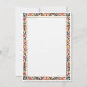 アンティークイタリアン縁ど招待状用テンプレート 招待状 (正面)