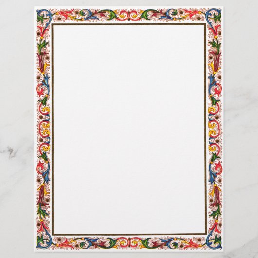 アンティークイタリアン縁ど文具 (正面)