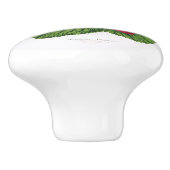 アンティークイチゴプリントセラミックノブ セラミックノブ (側面)