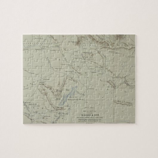 アンティークイランの地図 ジグソーパズル (横)