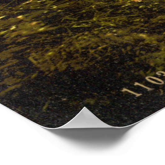 アンティークイングランドウォーターミルウィットバイヨークシャー ポスター (角)