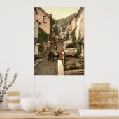 アンティークイングランドクローリーハイ通りデボン ポスター (キッチン)