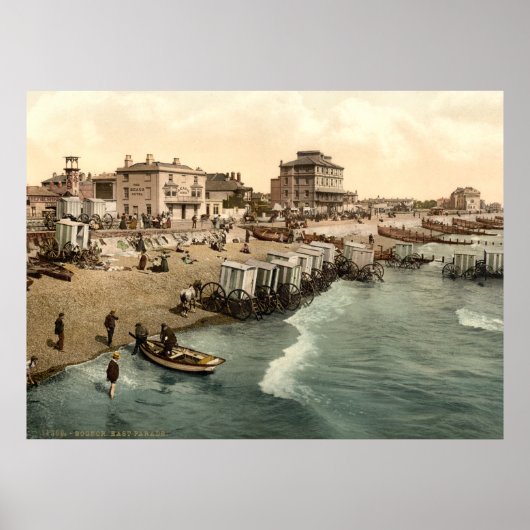 アンティークイングランドシーサイドボグナーレジスサセックス ポスター (正面)