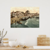 アンティークイングランドシーサイドボグナーレジスサセックス ポスター (キッチン)