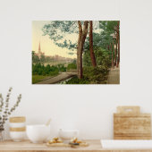 アンティークイングランドボーンマスガーデンズ ポスター (キッチン)