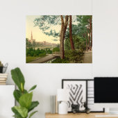 アンティークイングランドボーンマスガーデンズ ポスター (ホームオフィス)