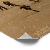 アンティークイングランド水族館ブライトンビーチ英国 ポスター (角)