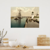 アンティークイングランド，リトルハンプトンピア， Sussex U.K. ポスター (キッチン)