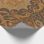 アンティークインディアンボーテパターン ラッピングペーパー (角)