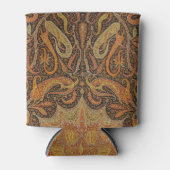 アンティークインディアンボーテパターン 缶クーラー (正面)