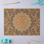 アンティークインディアンボーテパターン 薄葉紙 (クラフト)