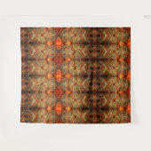 アンティークインディアン繊維デザイン タペストリー (正面(横))