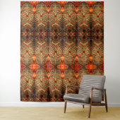 アンティークインディアン繊維デザイン タペストリー (インサイチュ)